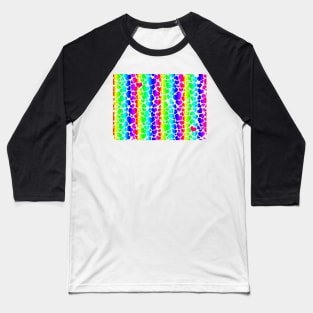 pride rainbow hearts Baseball T-Shirt